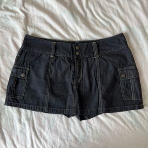 Vintage cargo mini skort